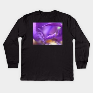 Iris petals Kids Long Sleeve T-Shirt